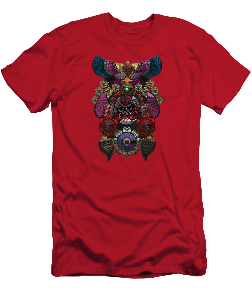 Chinese Masks Large Masks Series the Demon Serge Averbukh T-Shirt