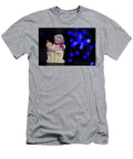 Christmas Figurine Toys on Colorful Bokeh Background Ognian Setchanov T-Shirt