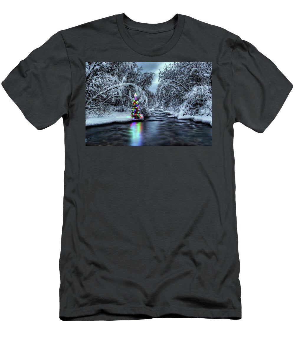 Christmas Spirit on Pipe Creek Robert Hosea T-Shirt