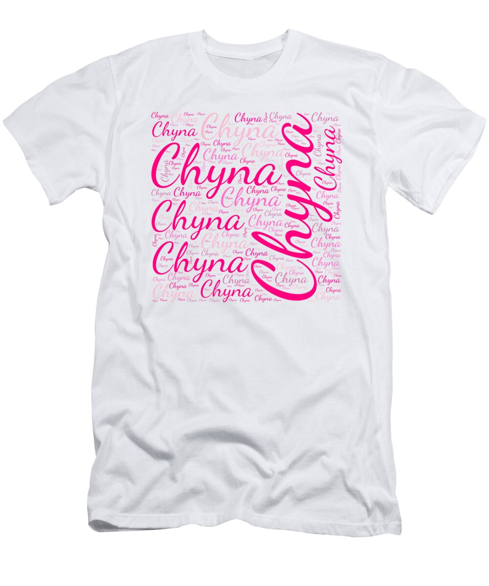Chyna Names Without Frontiers Vidddie Publyshd T-Shirt
