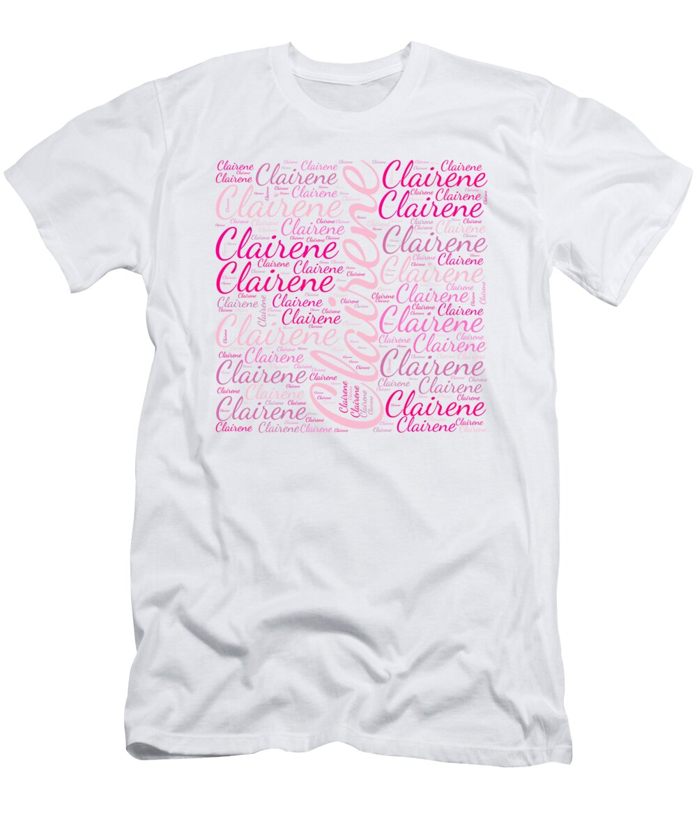 Clairene Names Without Frontiers Vidddie Publyshd T-Shirt