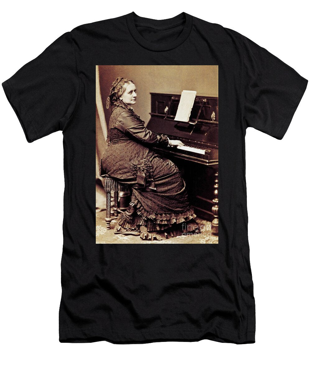 Clara Schumann 1819 1896 German Pianist and Composer At Piano 1885 Unknown T-Shirt