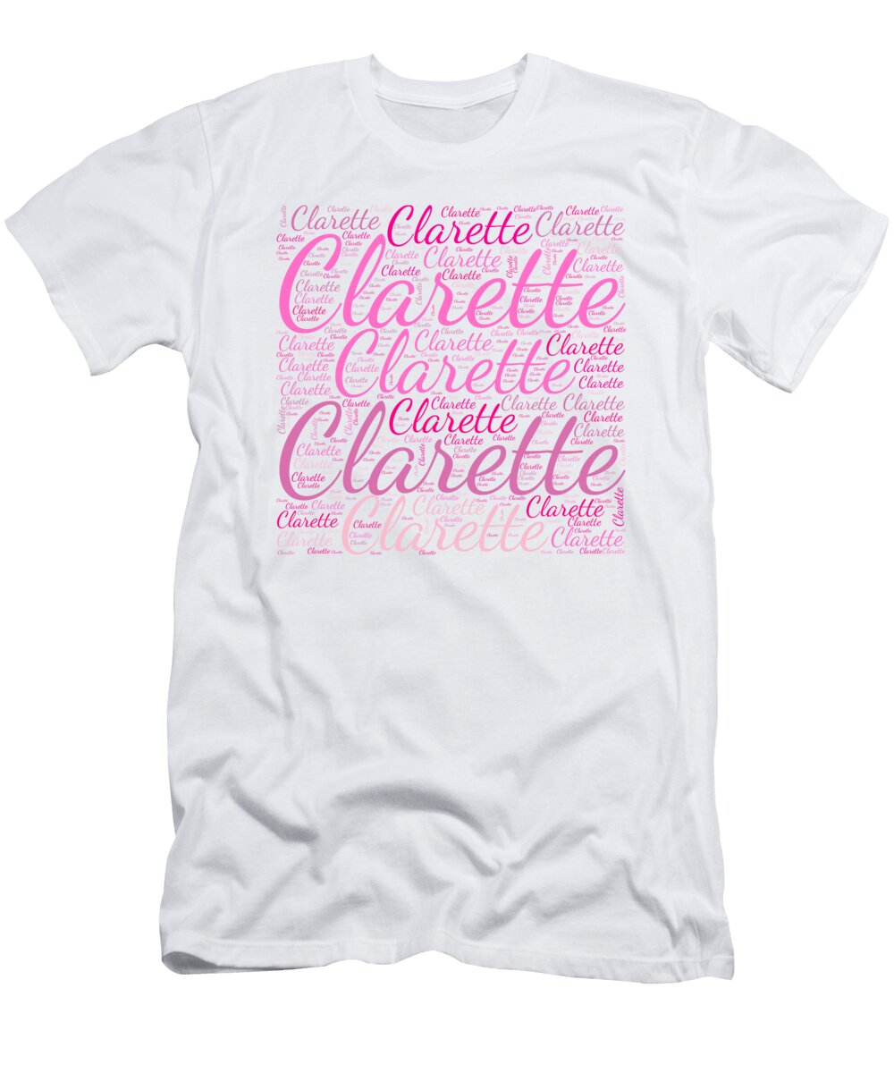 Clarette Names Without Frontiers Vidddie Publyshd T-Shirt