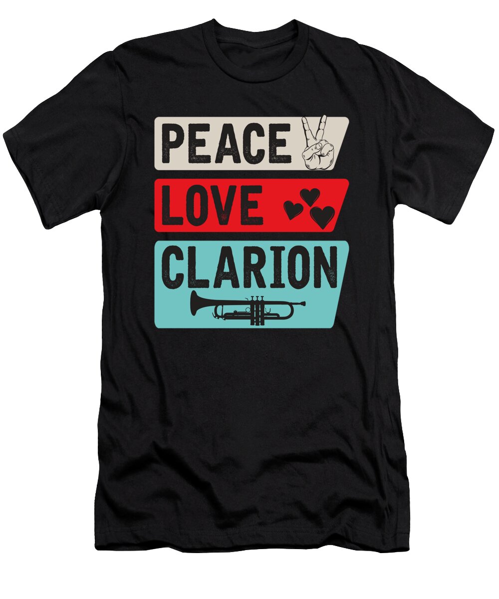 Clarion Musical Instrument Trumpet Lover Tenshirt T-Shirt