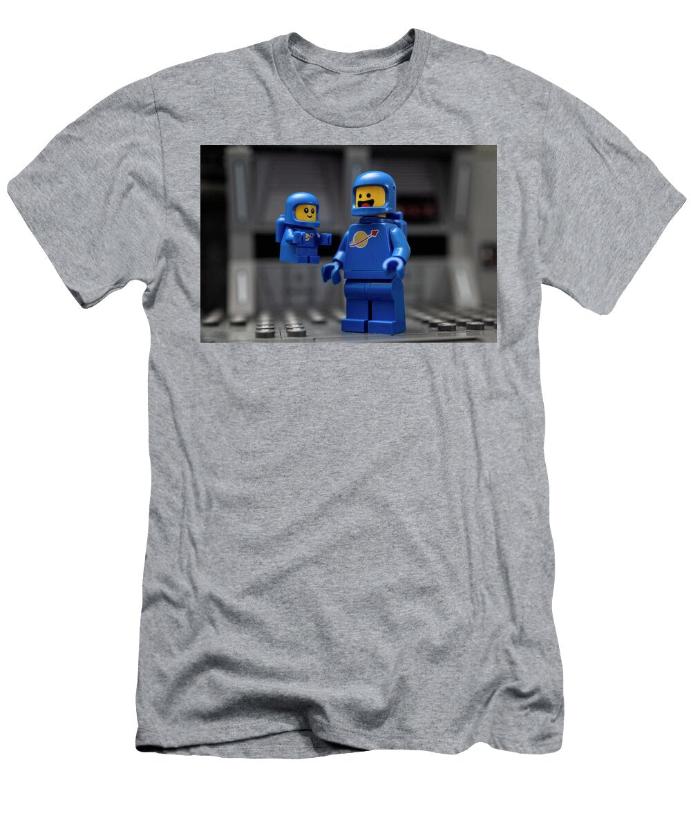 Classic Lego Spaceman and Spacebaby First Flight Matt Mcdonald T-Shirt