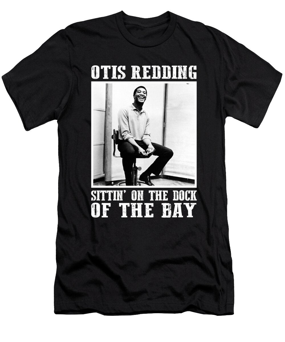 Classical Otis Redding Sittin on the Dock of the Bay Cynthia Pottorff T-Shirt