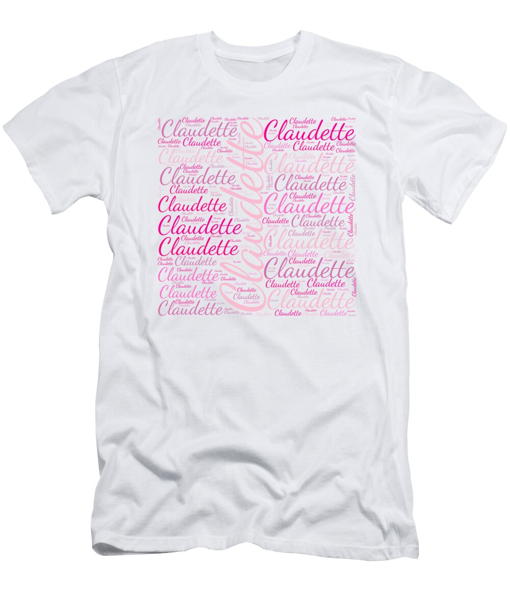 Claudette Names Without Frontiers Vidddie Publyshd T-Shirt