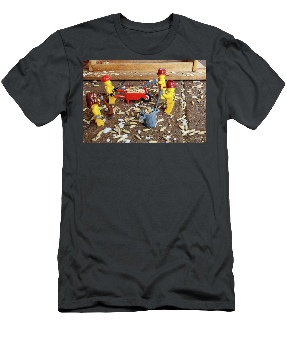 Cleaning Up the Bird Seed Deane Palmer T-Shirt
