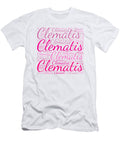 Clematis Names Without Frontiers Vidddie Publyshd T-Shirt