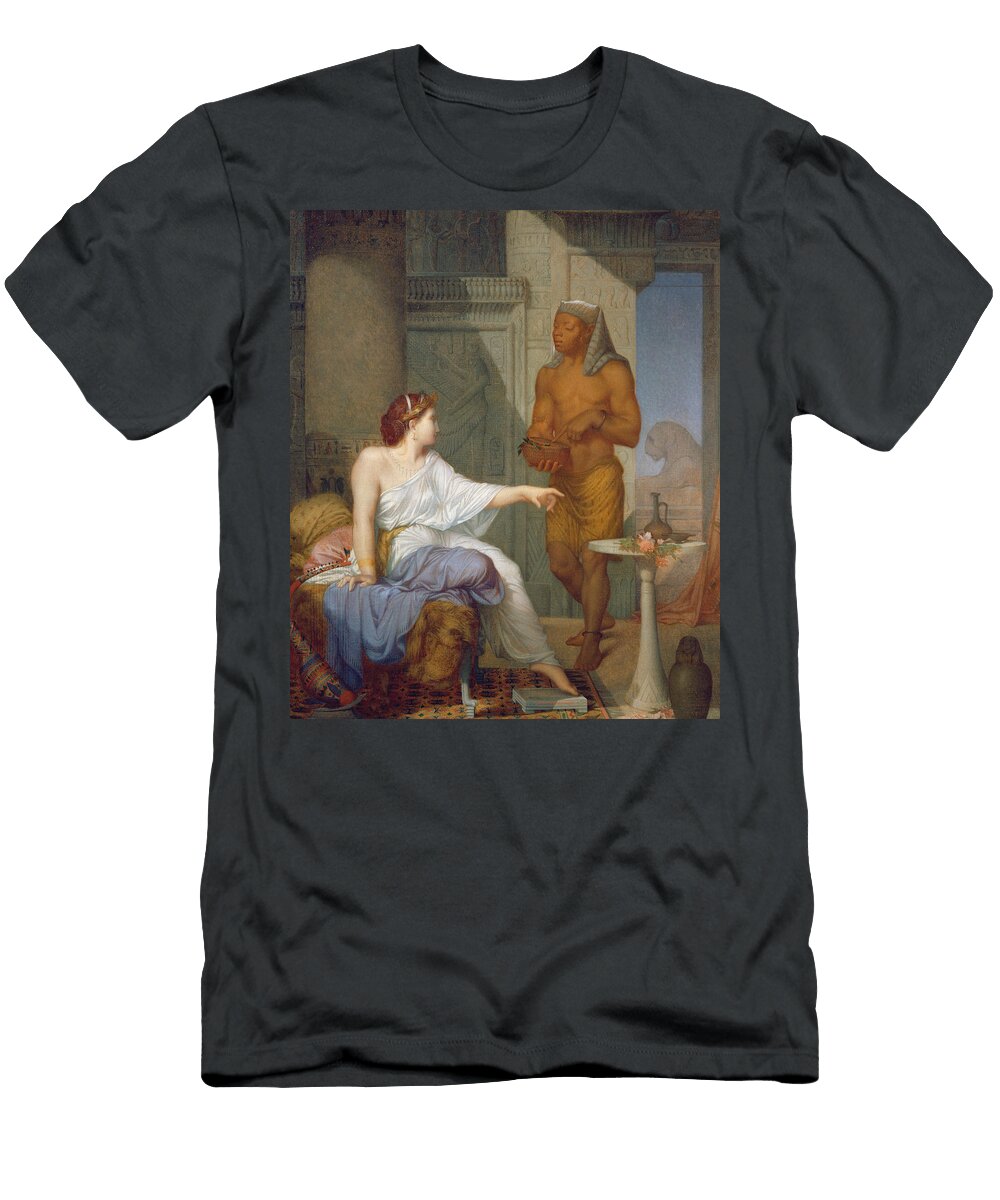Cleopatra and Her Slave Henri Blaise Francois Dejussieu T-Shirt