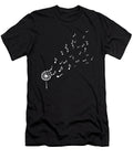 Clever Dandelion Music Notes Piano Player Pianist Gift Lela Alvarez T-Shirt