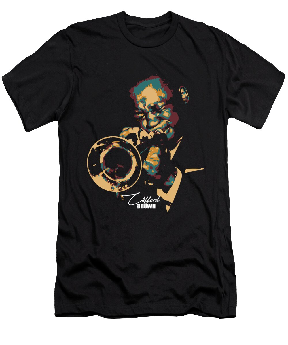 Clifford Brown American Jazz Trumpeter Andika Bahtiar T-Shirt