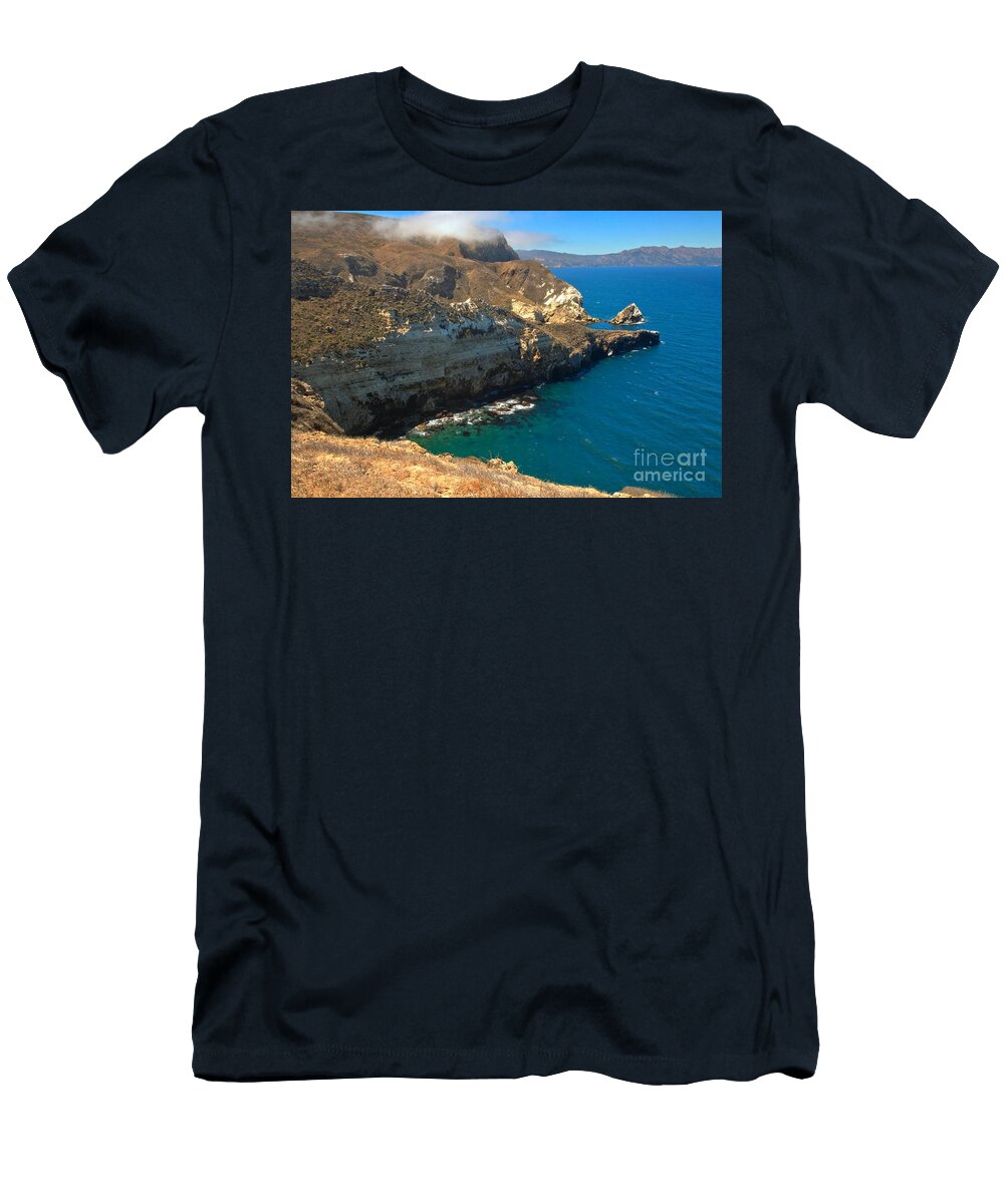 Cliffs Into the Pacific Adam Jewell T-Shirt