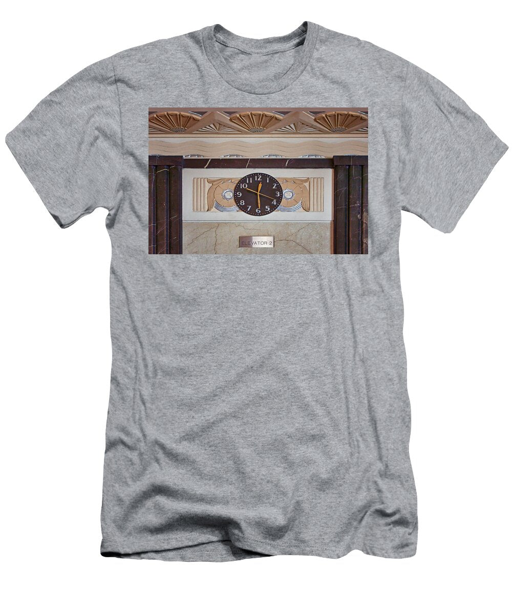 Clock Art Deco Interior Design Nikolyn Mcdonald T-Shirt