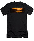 Clouds Over Mountains Mcdonald Lake Panoramic Images T-Shirt