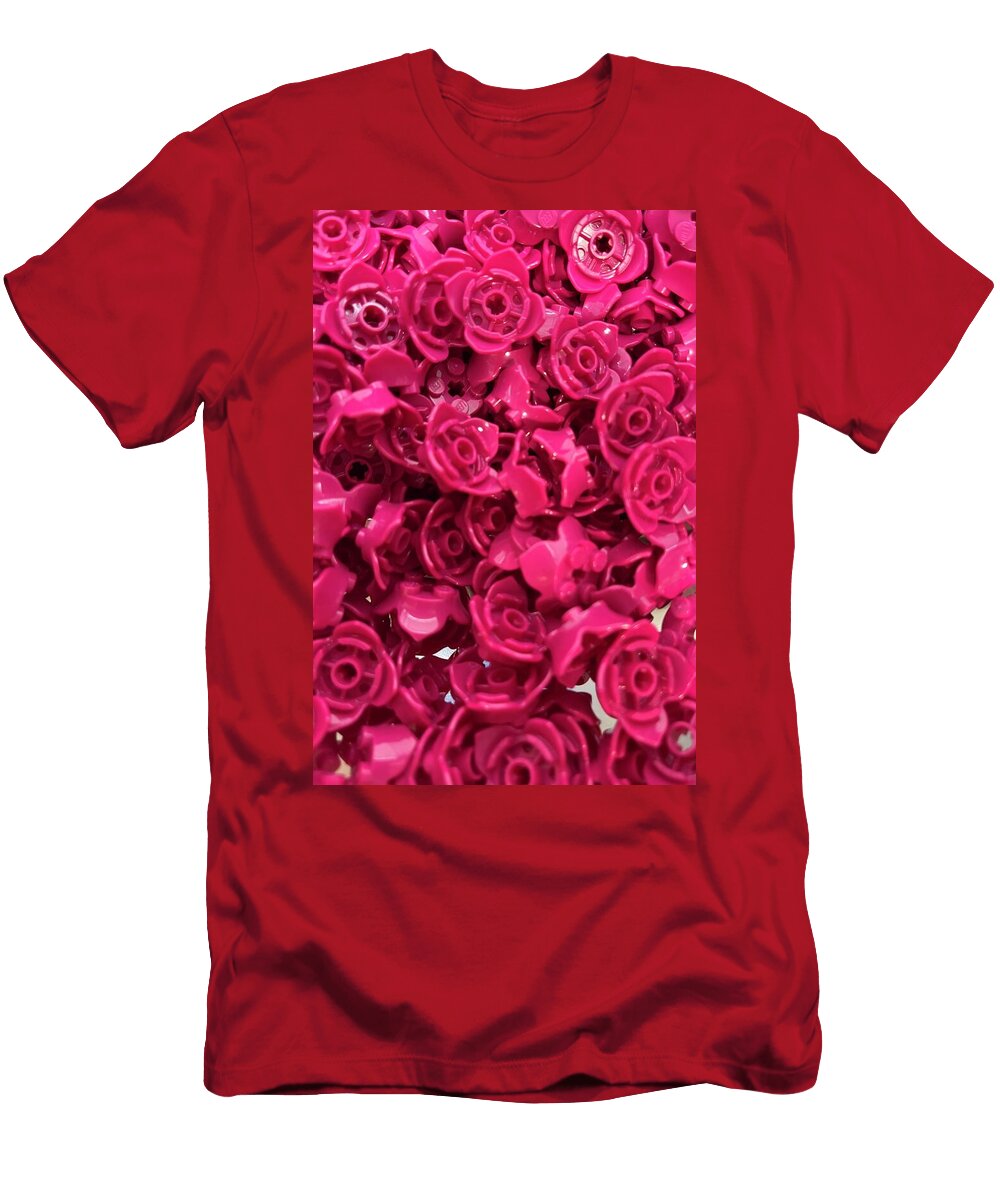 Cluster of Pink Plastic Flowers Jessica Goorhouse T-Shirt
