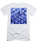 Coca Cola Coke Bottles Return for Refund Square Painterly Blue Wingsdomain Art and Photography T-Shirt