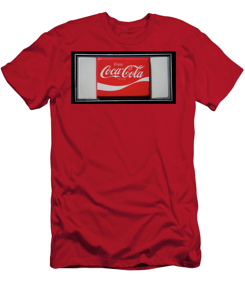 Coca Cola Sign Plastic Flees Photos T-Shirt