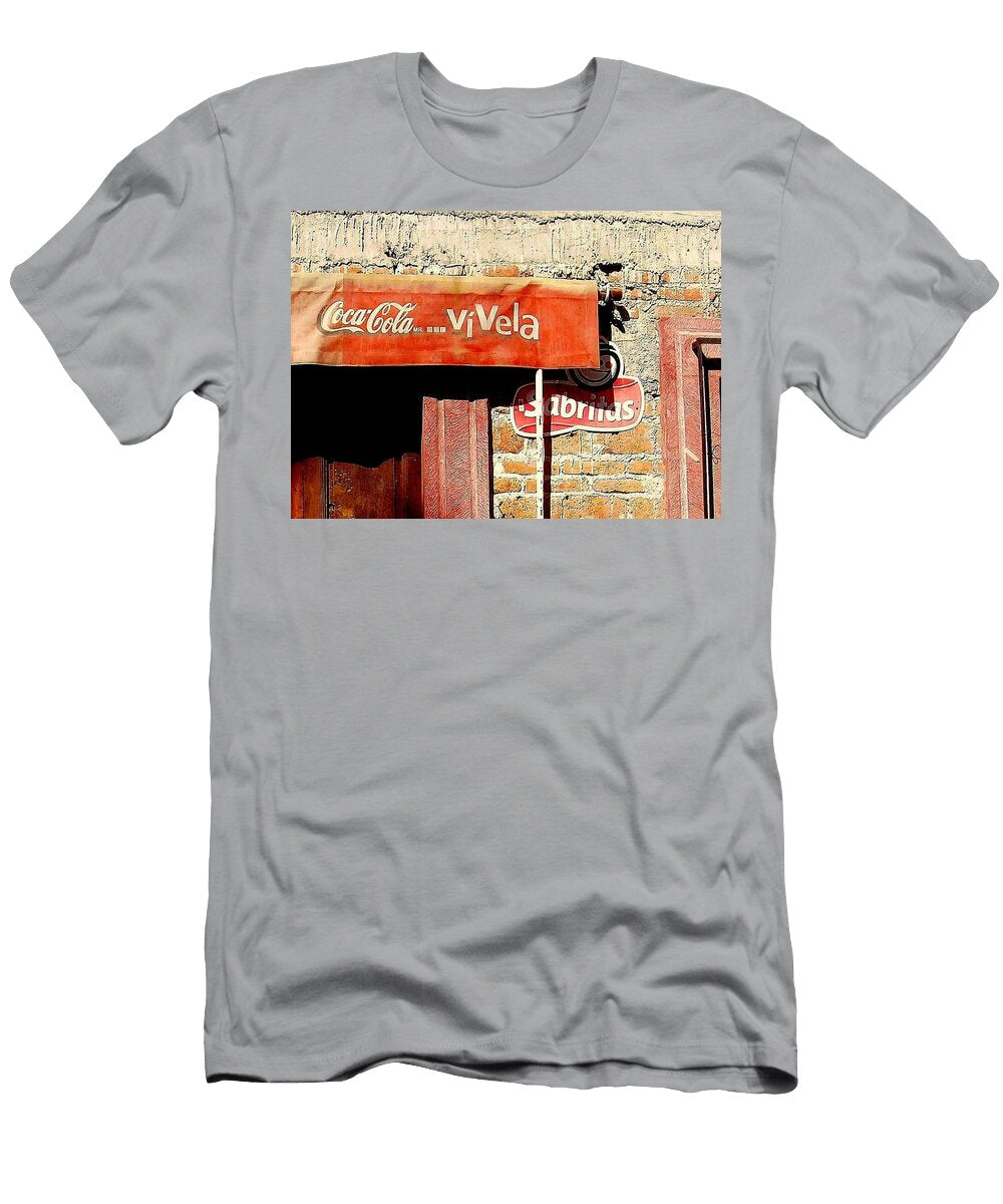 Coca Cola Vivela Storefront San Miguel De Allende Mexico Wall Art Photo Pepper Lee T-Shirt