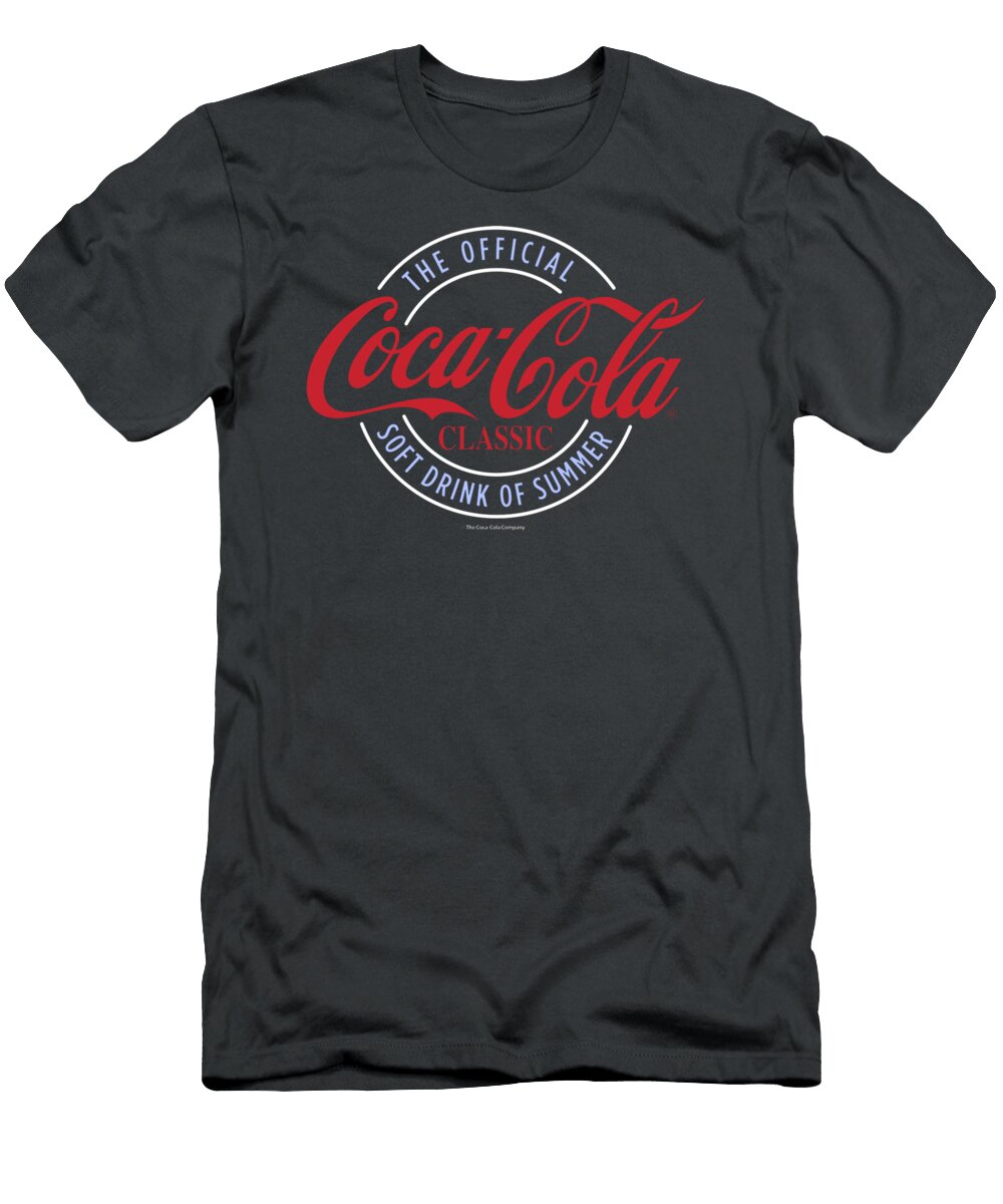 Cocacola Classic Drink of Summer Circle Graphic Conorh Ellae T-Shirt