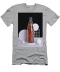 Cocacola Golden Blue Background Deyvis Anthony T-Shirt