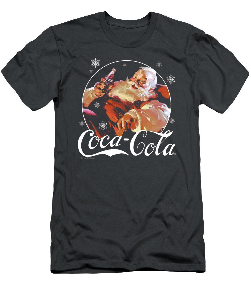 Cocacola Vintage Relaxing Santa Christmas Alexar Arian T-Shirt