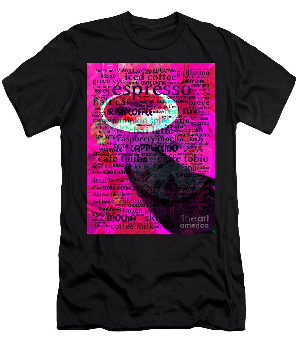 Coffee Lover 5d24472m68 Wingsdomain Art and Photography T-Shirt