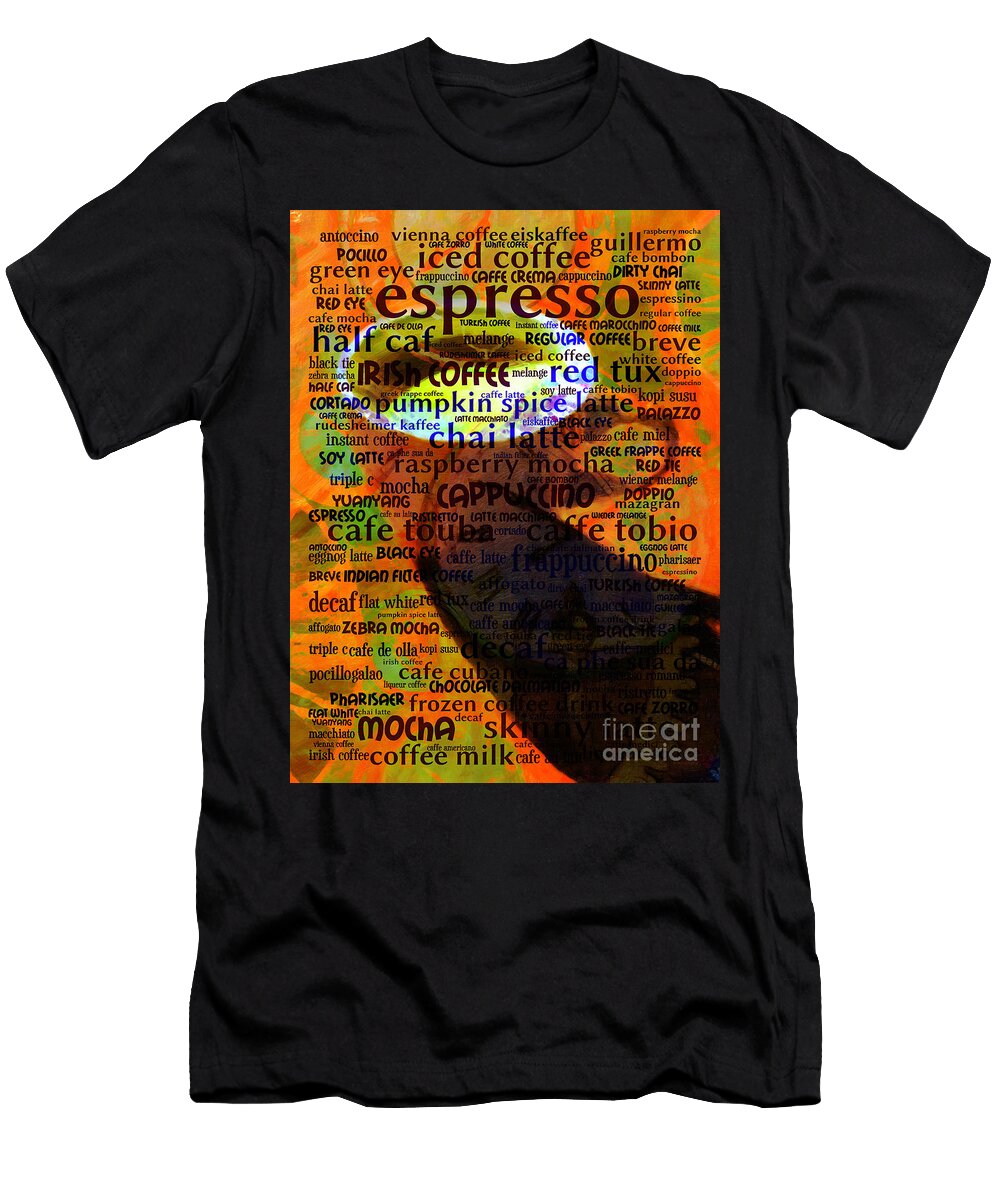 Coffee Lover 5d24472p8 Wingsdomain Art and Photography T-Shirt