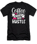 Coffee Mascara and Hustle Beauty Quote Sweet Birdie Studio T-Shirt