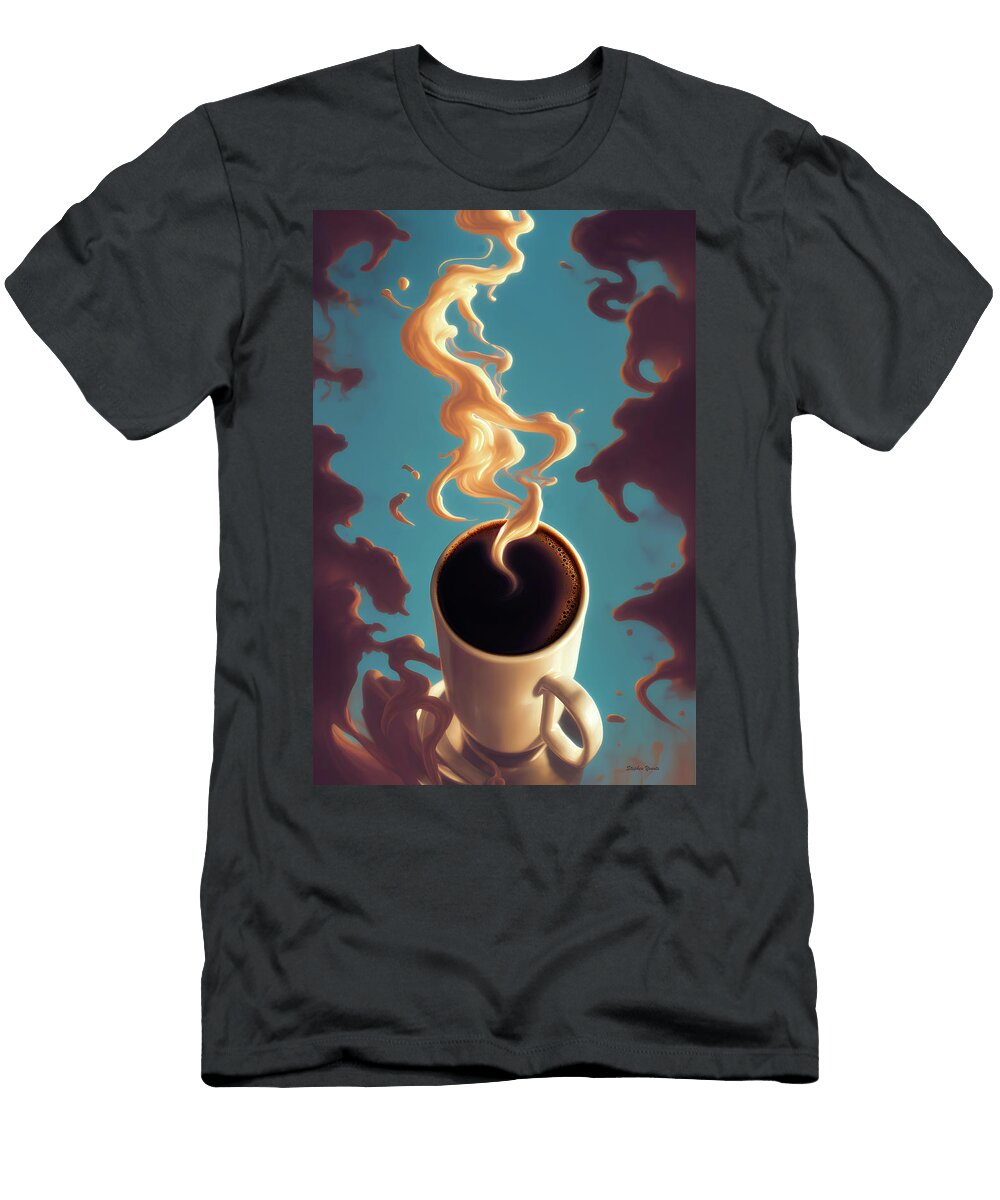Coffee Steam Stephen Younts T-Shirt