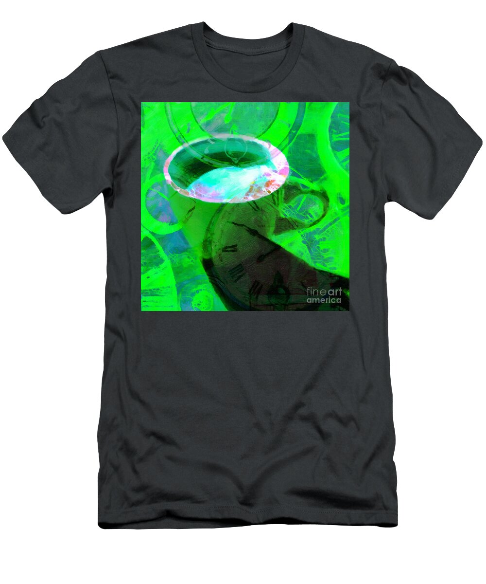 Coffee Time My Time 5d24472p108 Square Wingsdomain Art and Photography T-Shirt