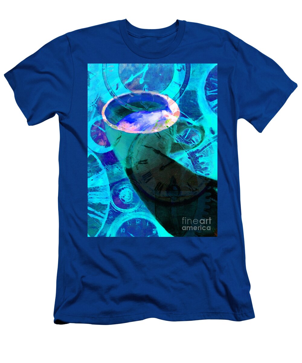Coffee Time My Time 5d24472p168 Wingsdomain Art and Photography T-Shirt