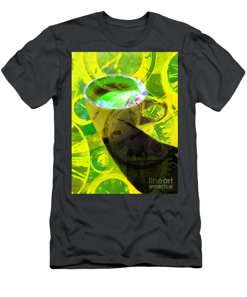 Coffee Time My Time 5d24472p45 Wingsdomain Art and Photography T-Shirt