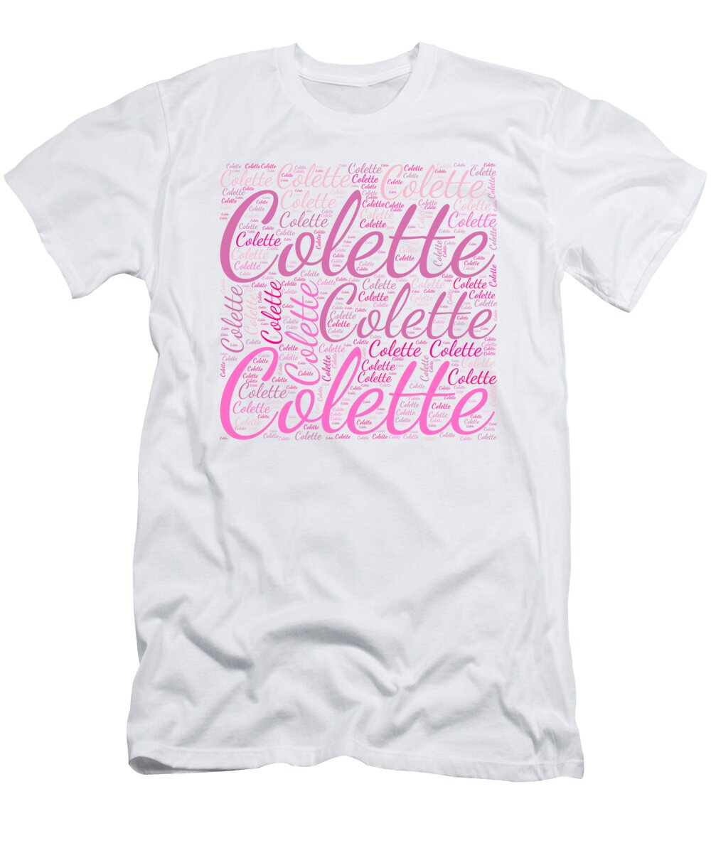 Colette Names Without Frontiers Vidddie Publyshd T-Shirt