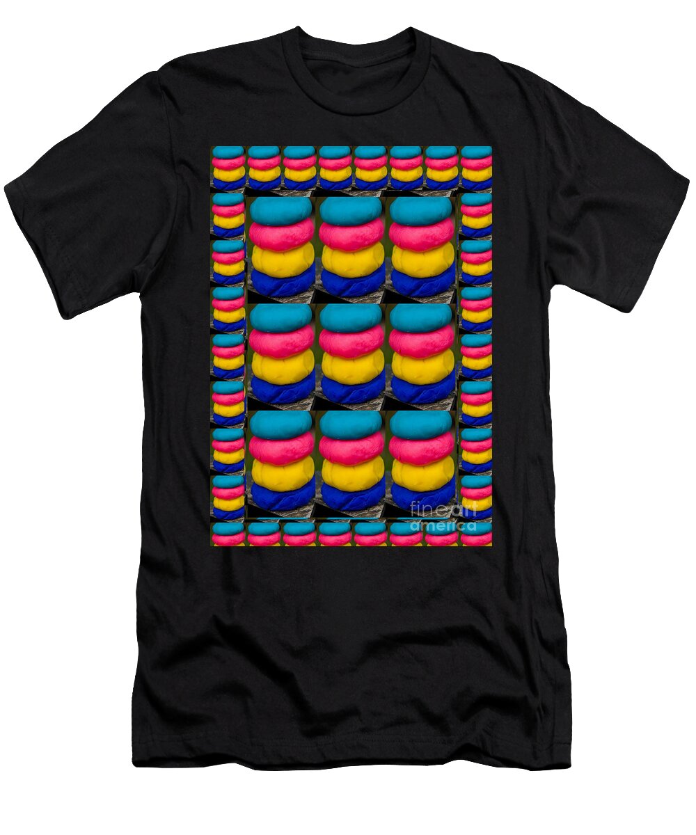 Coloful Wave Stacks Patterns Textures Shades N Tones Art By Navinjoshi At Fineartamerica Buy Pod Navin Joshi T-Shirt