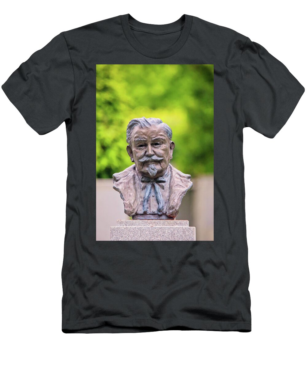 Colonel Sanders Grave Bust Scott Burd T-Shirt