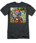 Colorful Lego Inspired Clown in Park Barbara Tristan T-Shirt