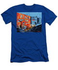 Colorful Urban Landscape At Nightculpeper Virginia Alyse Radenovic T-Shirt