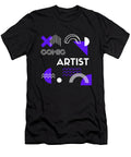 Comic Artist Retro Ognisty T-Shirt