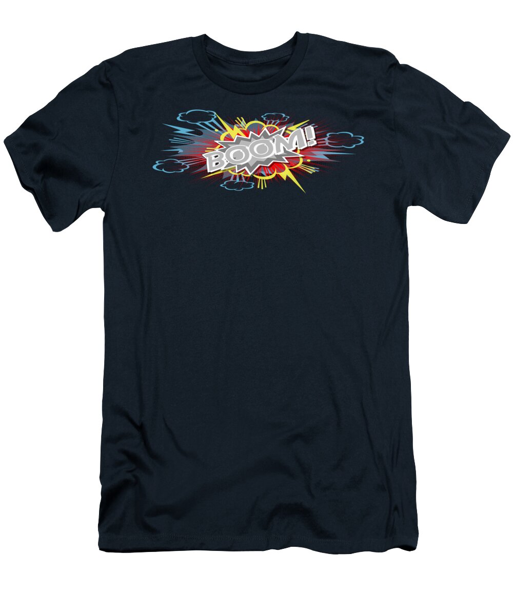Comic Boom Wall Art Stefano Senise Wall Art T-Shirt