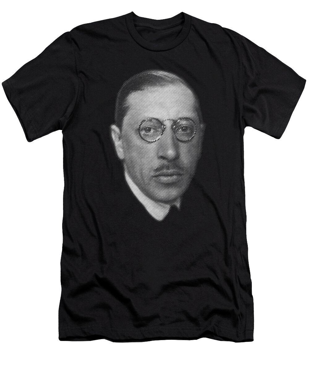 Composer Igor Stravinsky Cu Biz T-Shirt