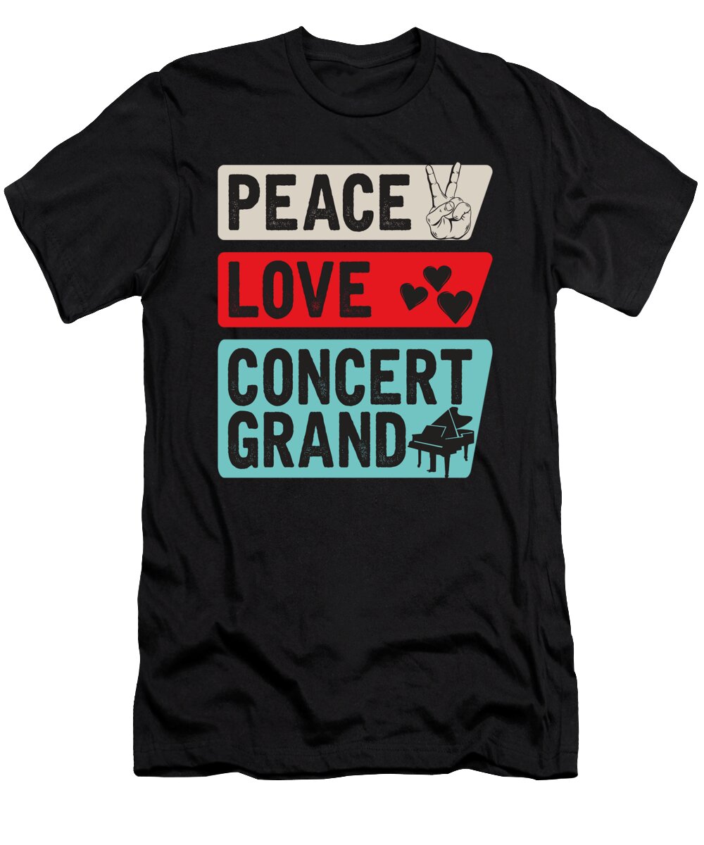 Concert Grand Musical Instrument Players Tenshirt T-Shirt