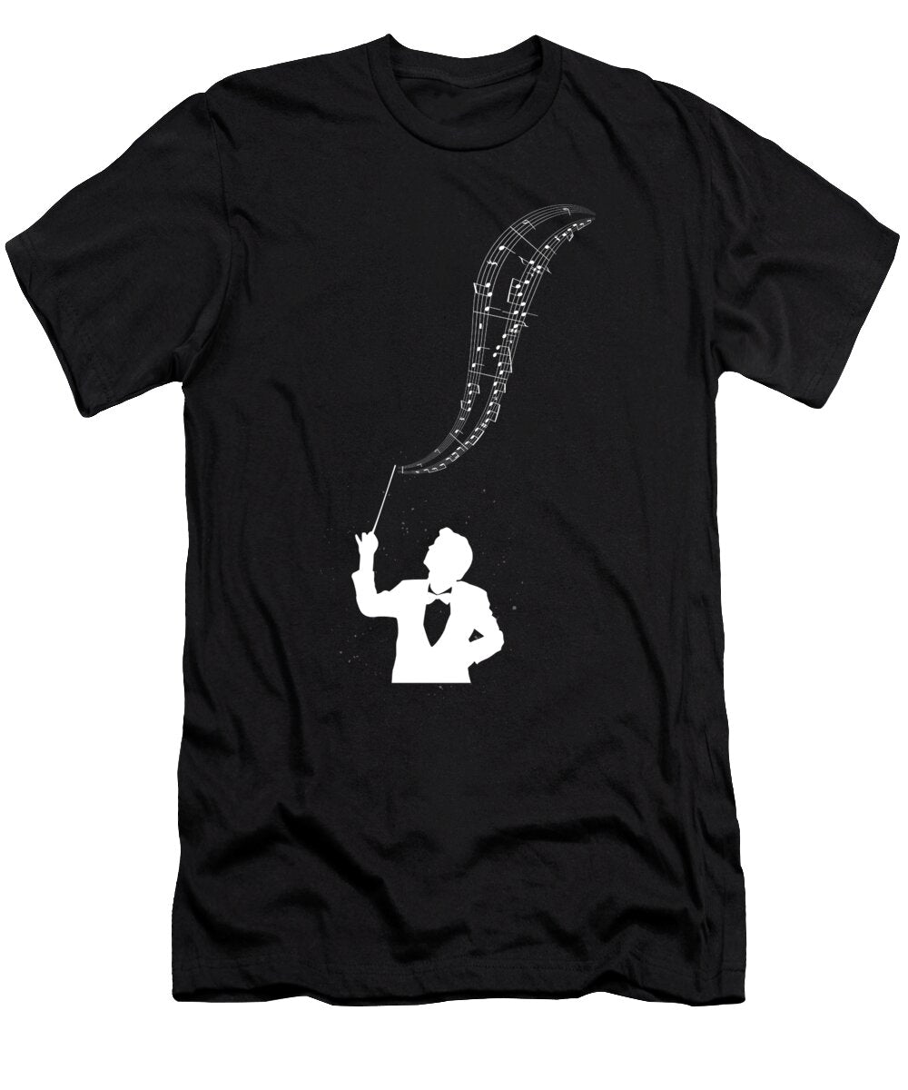Conductor Orchestra Classical Music Notes Gift Thomas Larch T-Shirt