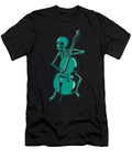 Contrabassist Instrumentalist Double Bass Skeleton Music Gift Thomas Larch T-Shirt