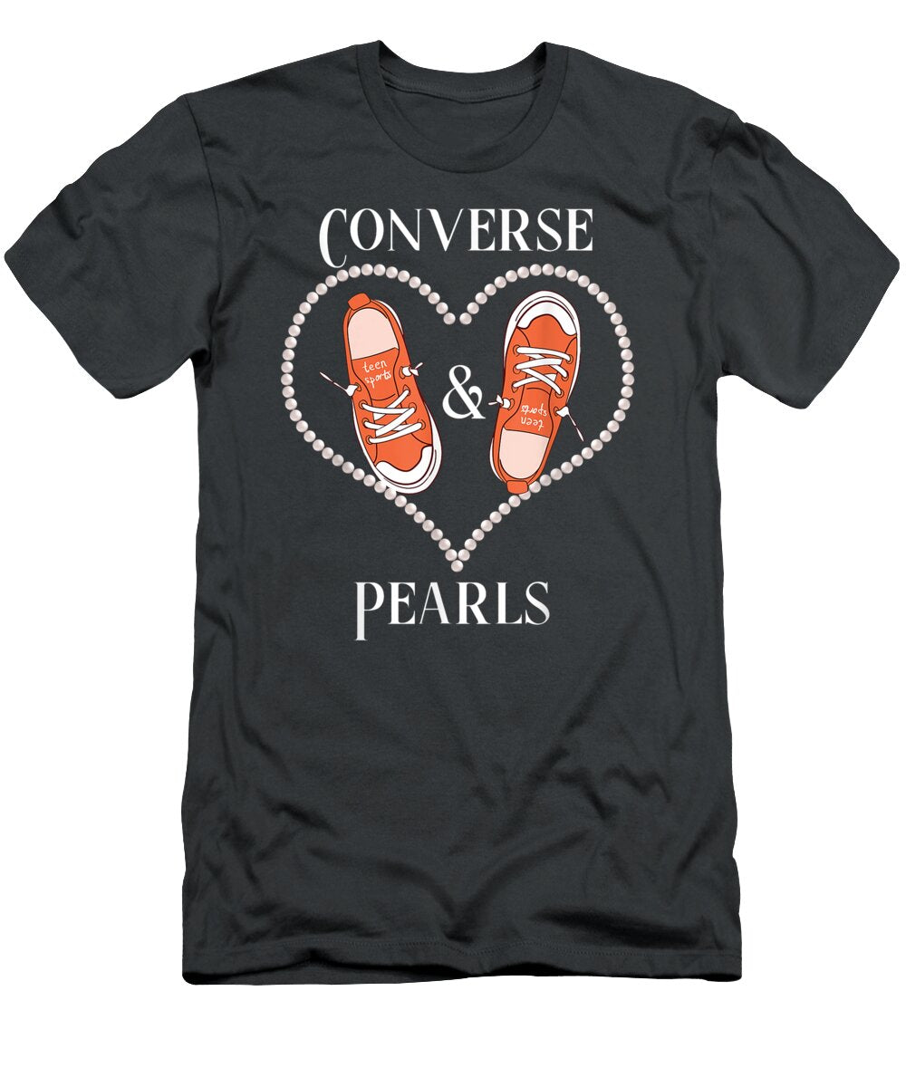Converse and Pearls Sneakers Inaugration Day 2021 Angely Myla T-Shirt
