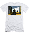 Conversing in a Sunlit Roomconference At Night Golden Era Gallery T-Shirt