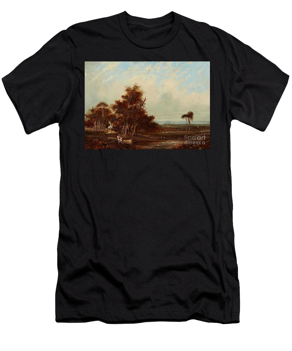 Conversing Over a Branch John Wilson Ewbank T-Shirt