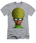 Cool Reggae Kid Portrait Rasta Colors and Sunglasses Gerald Ligonnet T-Shirt