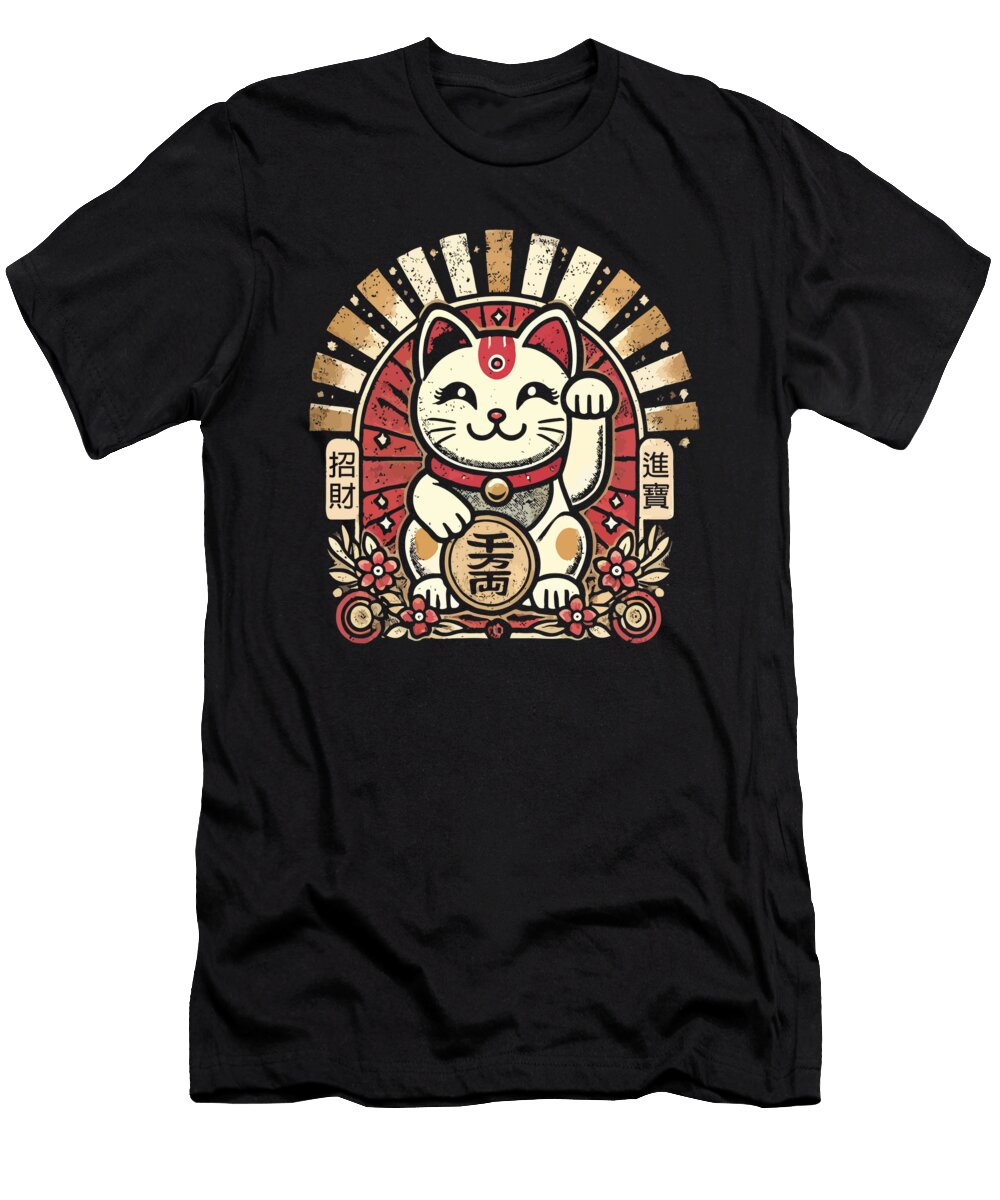Cool Sunglasses Maneki Neko Matthew Chan T-Shirt