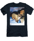 Cougar in Snow Donna Tucker T-Shirt